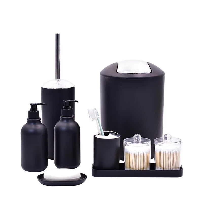 Bathroom Accessories Set 9 Piece Set