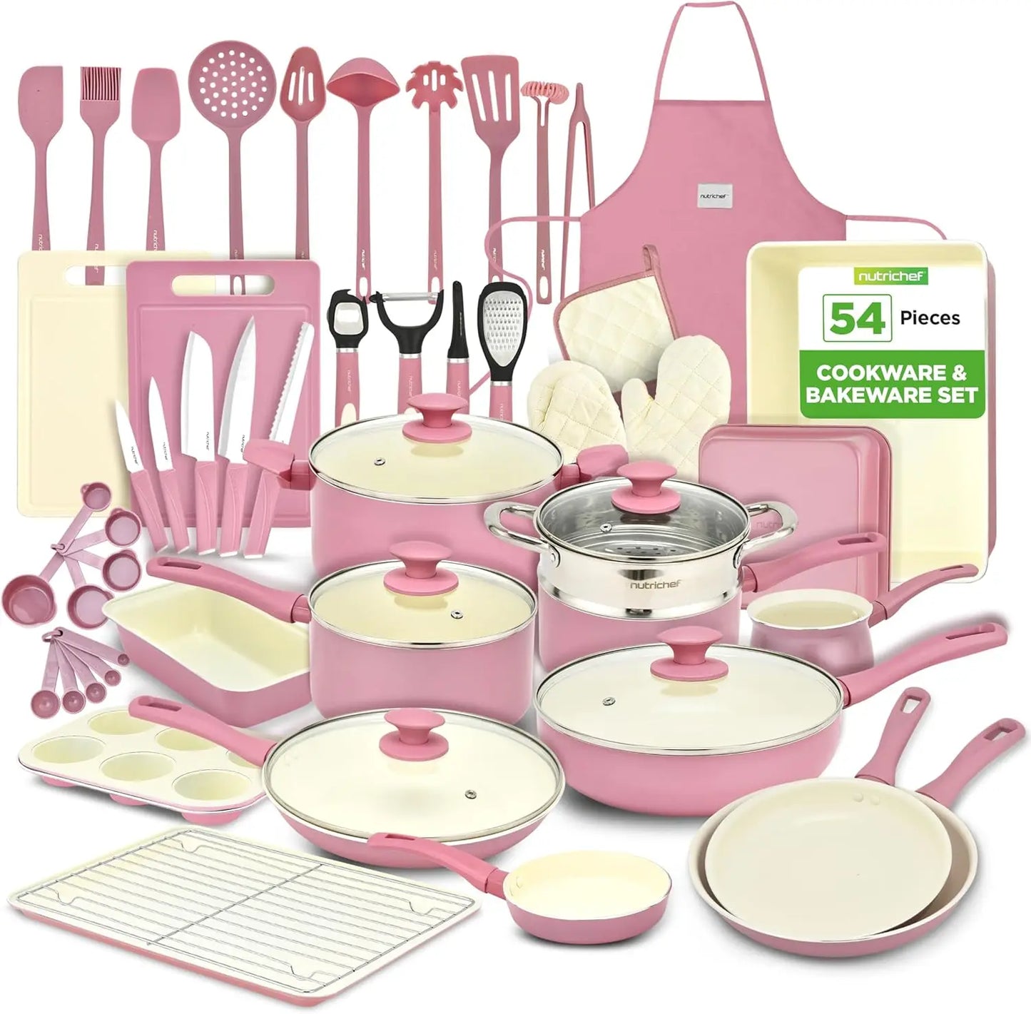 54 Piece Professional Grade Cookware Set