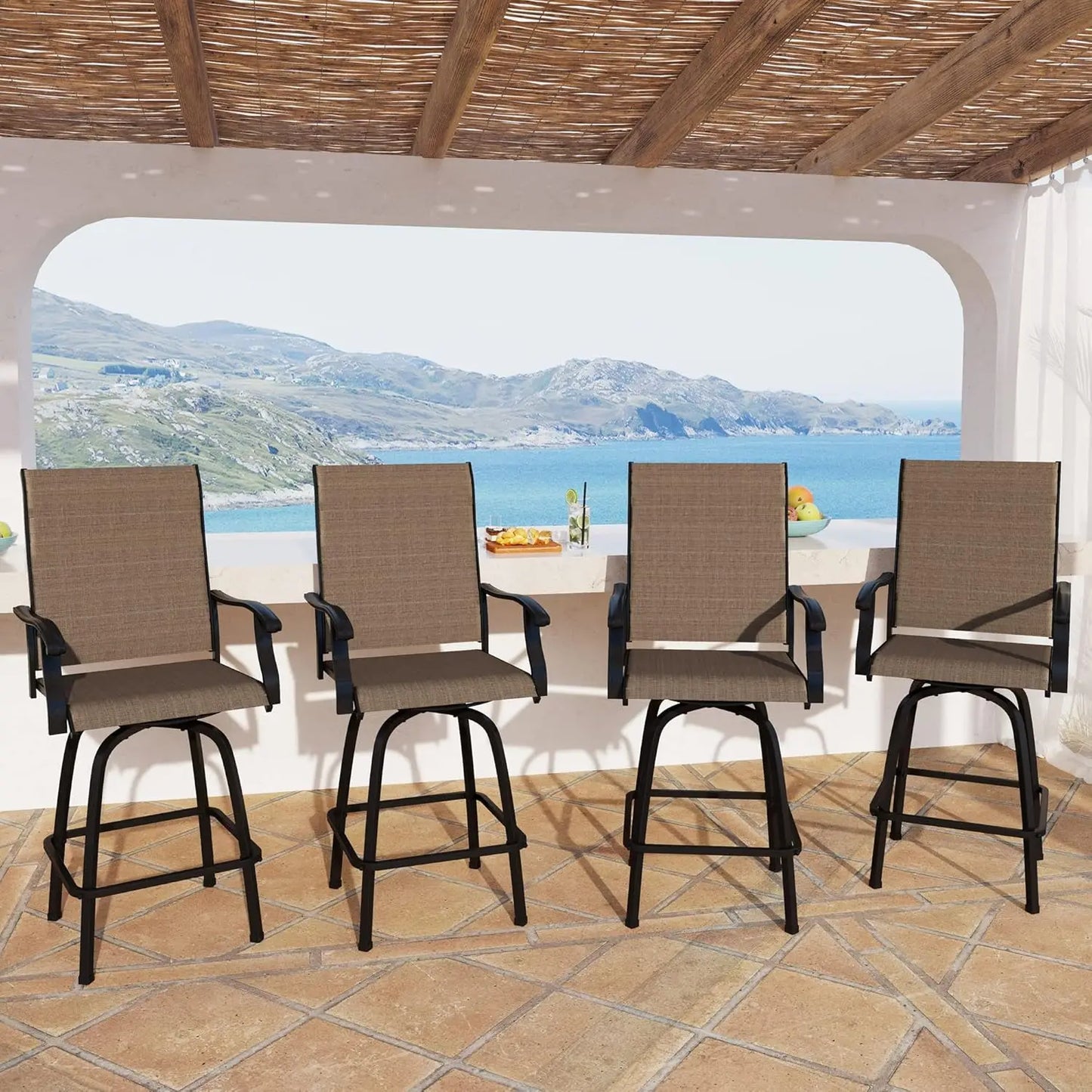 5-Piece High Top Bistro Set for 4