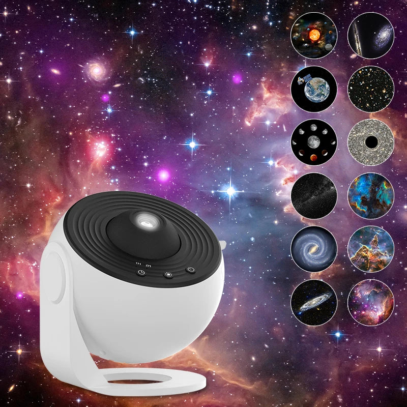 360° Rotate Planetarium Lamp & Galaxy Projector