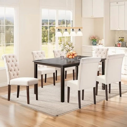7-Piece Dining Table Set for 6