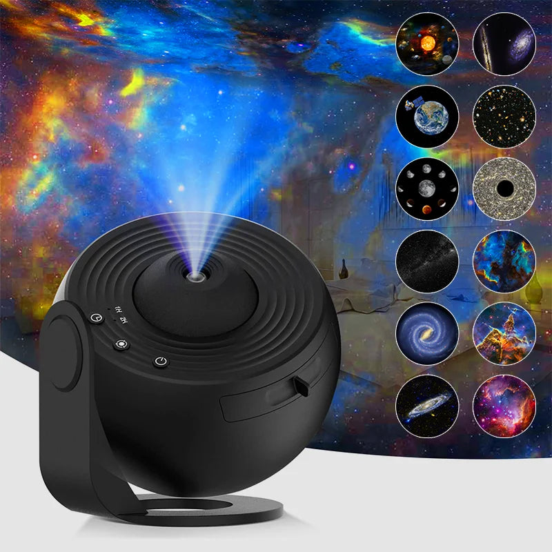 360° Rotate Planetarium Lamp & Galaxy Projector