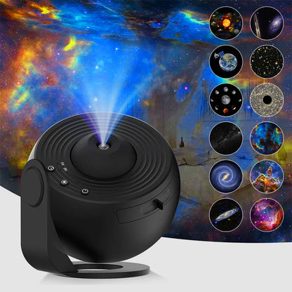 360° Rotate Planetarium Lamp & Galaxy Projector