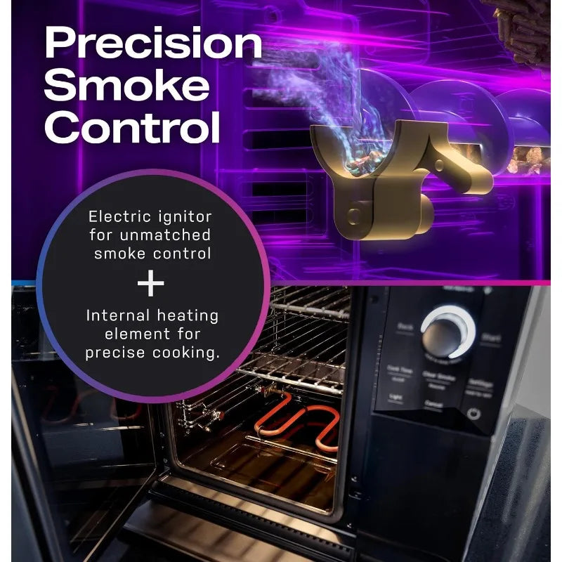 Smart Indoor 5 Control Setting Pellet Smoker