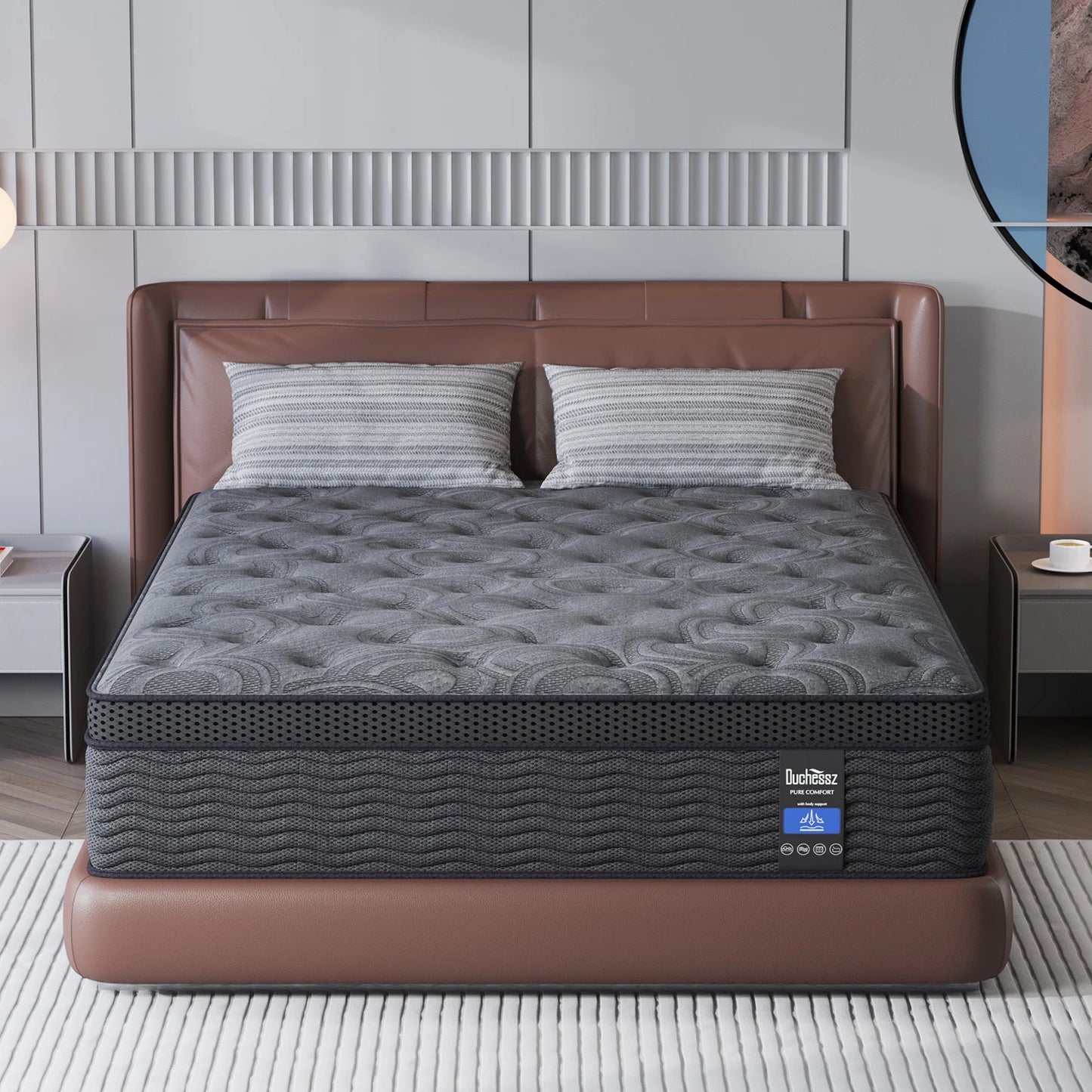 Hybrid Spring Memory Foam Medium Firm Mattress