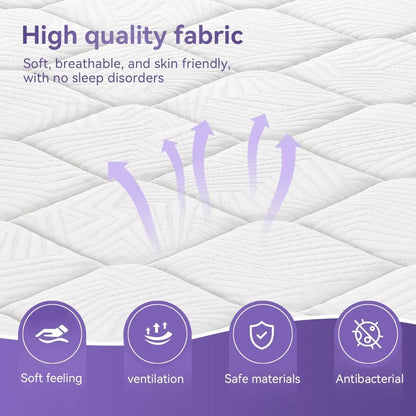 12 Inch Hybrid Memory Foam Mattress