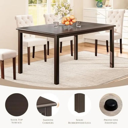 7-Piece Dining Table Set for 6