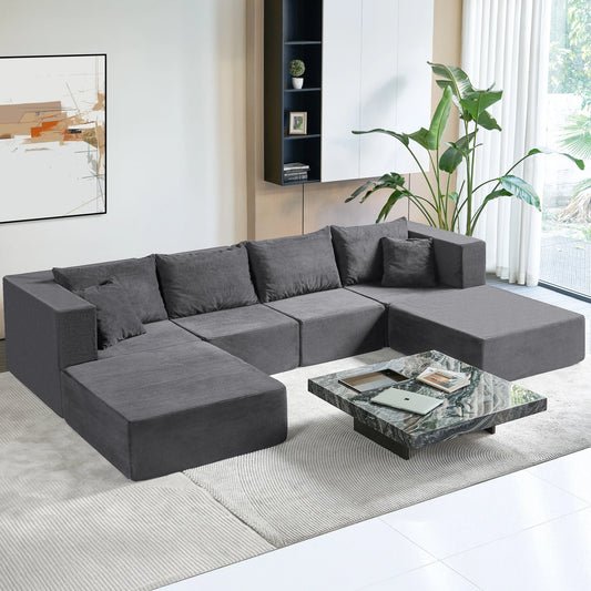 140" Modular Sectional Sofa