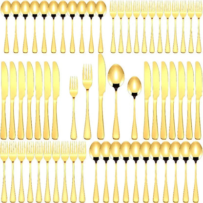 300 Pcs Stainless Steel Flatware Set