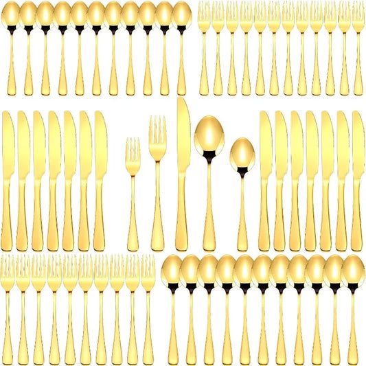 300 Pcs Stainless Steel Flatware Set