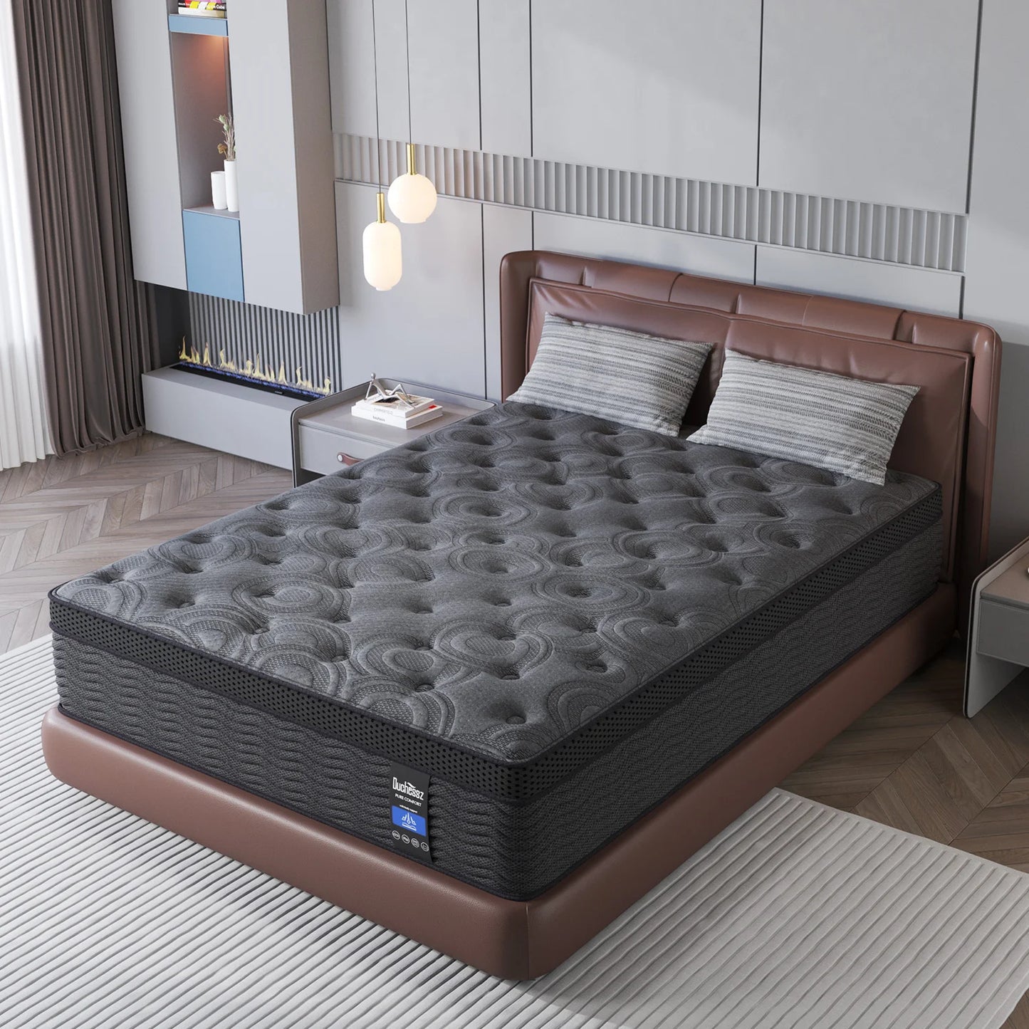 Hybrid Spring Memory Foam Medium Firm Mattress