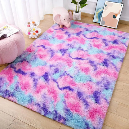 Super Soft Plush Tie Dye Rugs