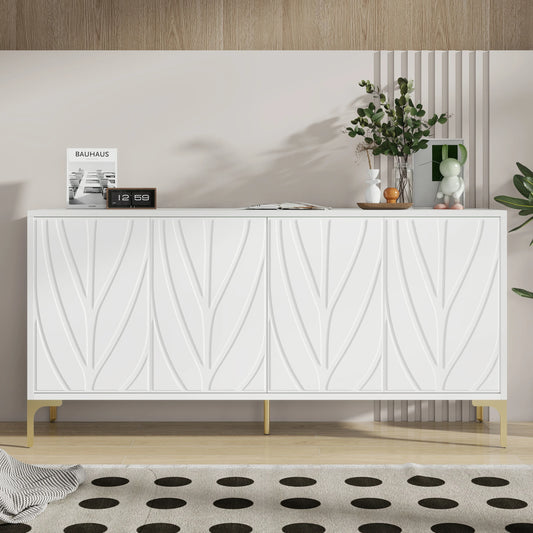 Creative 4-door Sideboard Buffet Cabinet