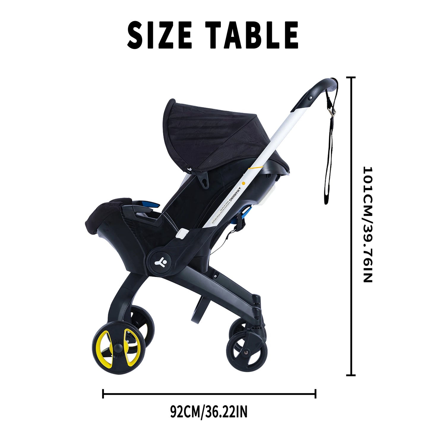 Foldable Baby Stroller with Sunshade