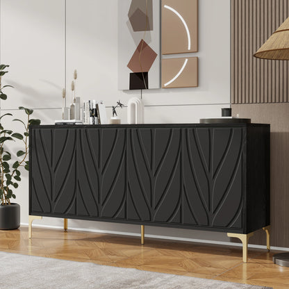 Creative 4-door Sideboard Buffet Cabinet