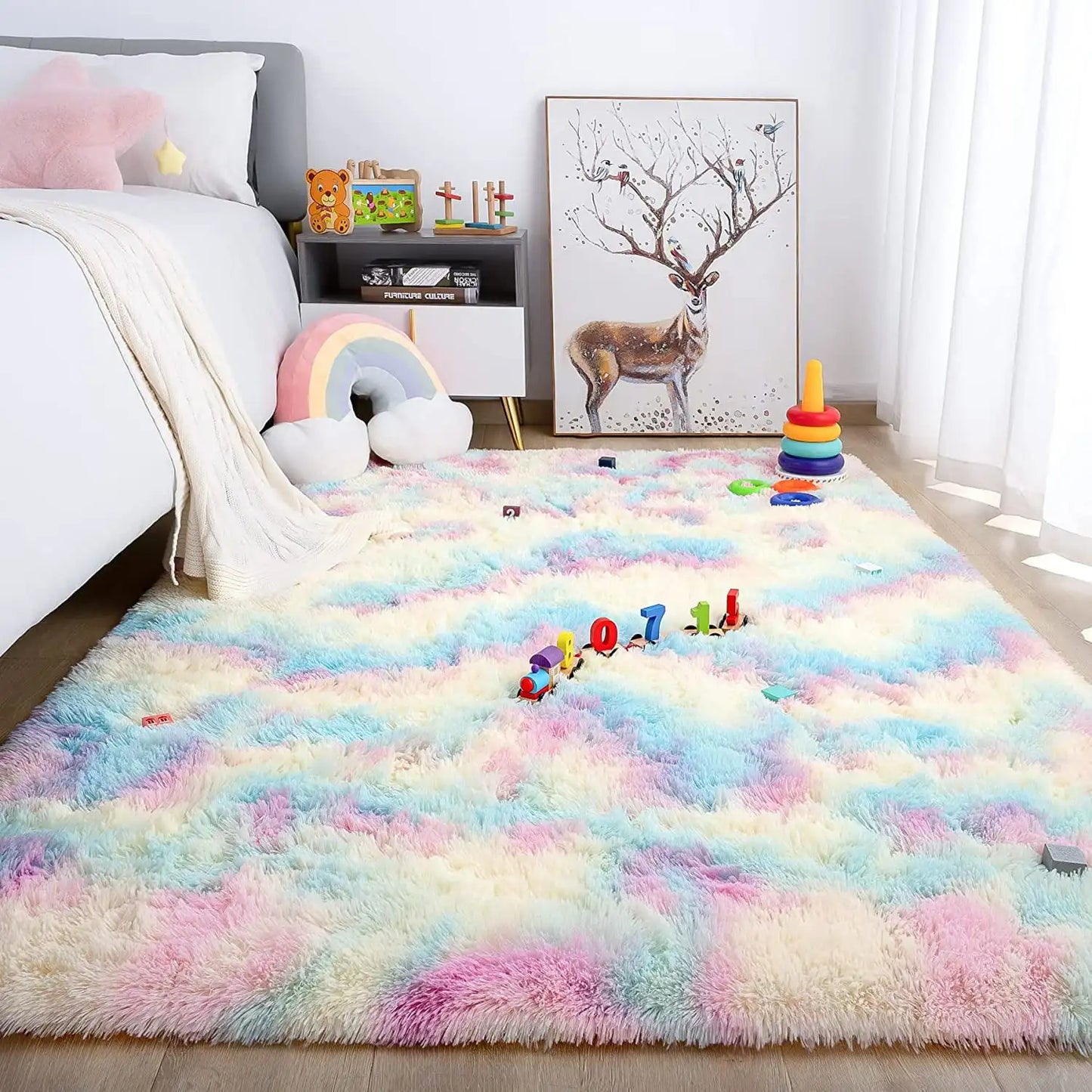 Super Soft Plush Tie Dye Rugs