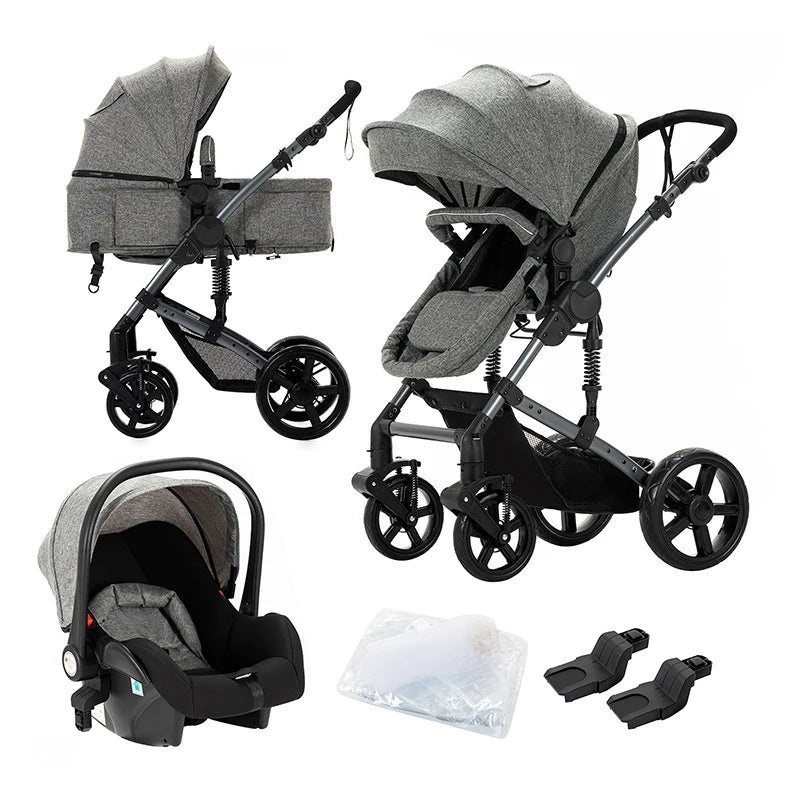 Lightweight 3 in 1 Baby Stroller