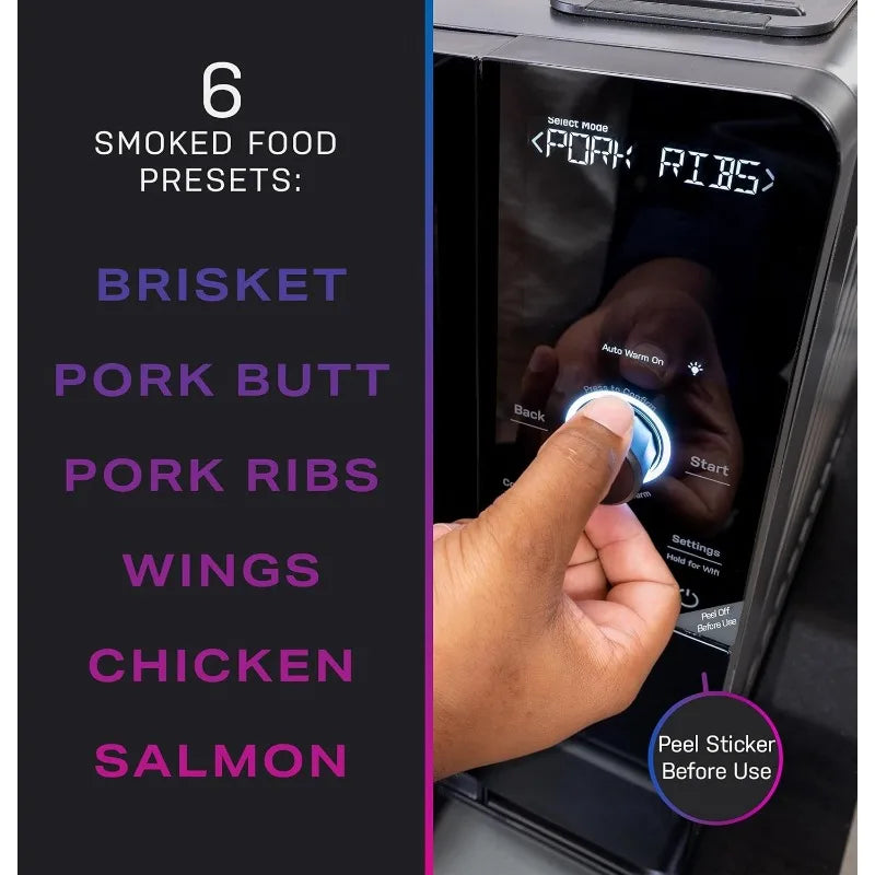 Smart Indoor 5 Control Setting Pellet Smoker