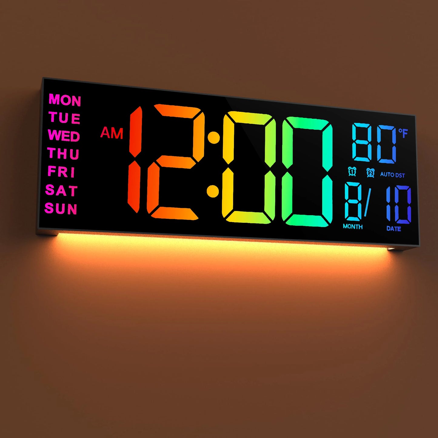 16" Digital Wall Clock