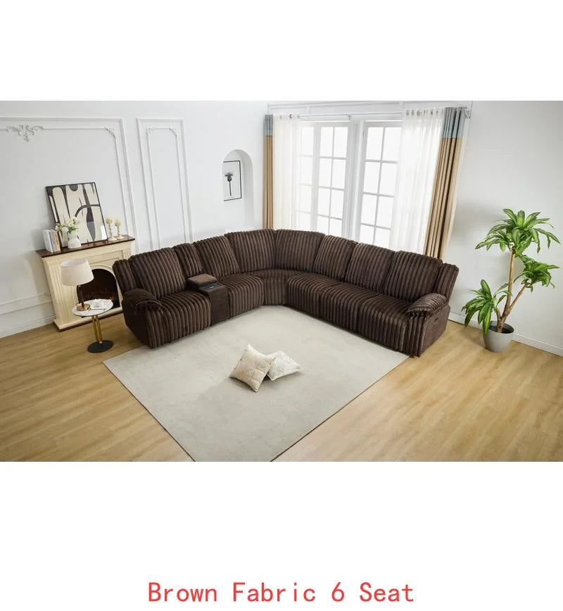 Power Reclining Sectional Sofa Couch