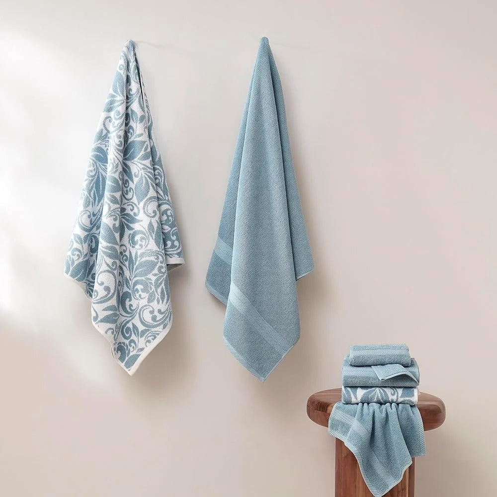 6-Piece Reversible Towel Set