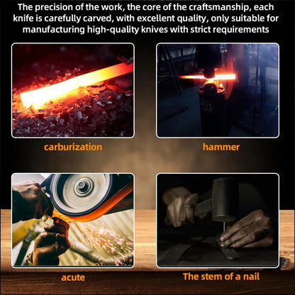 15pcs Chef Knife Set with Scissors & Sharpening Rod